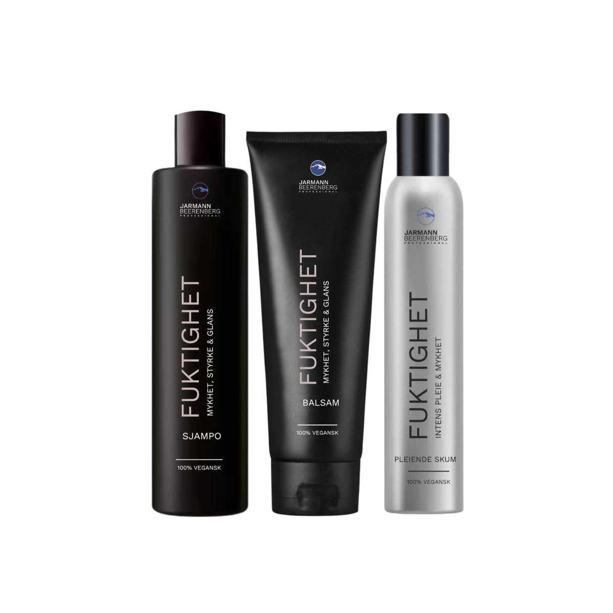 FUKTIGHET BUNDLE | SJAMPO, BALSAM & PLEIENDE SKUM