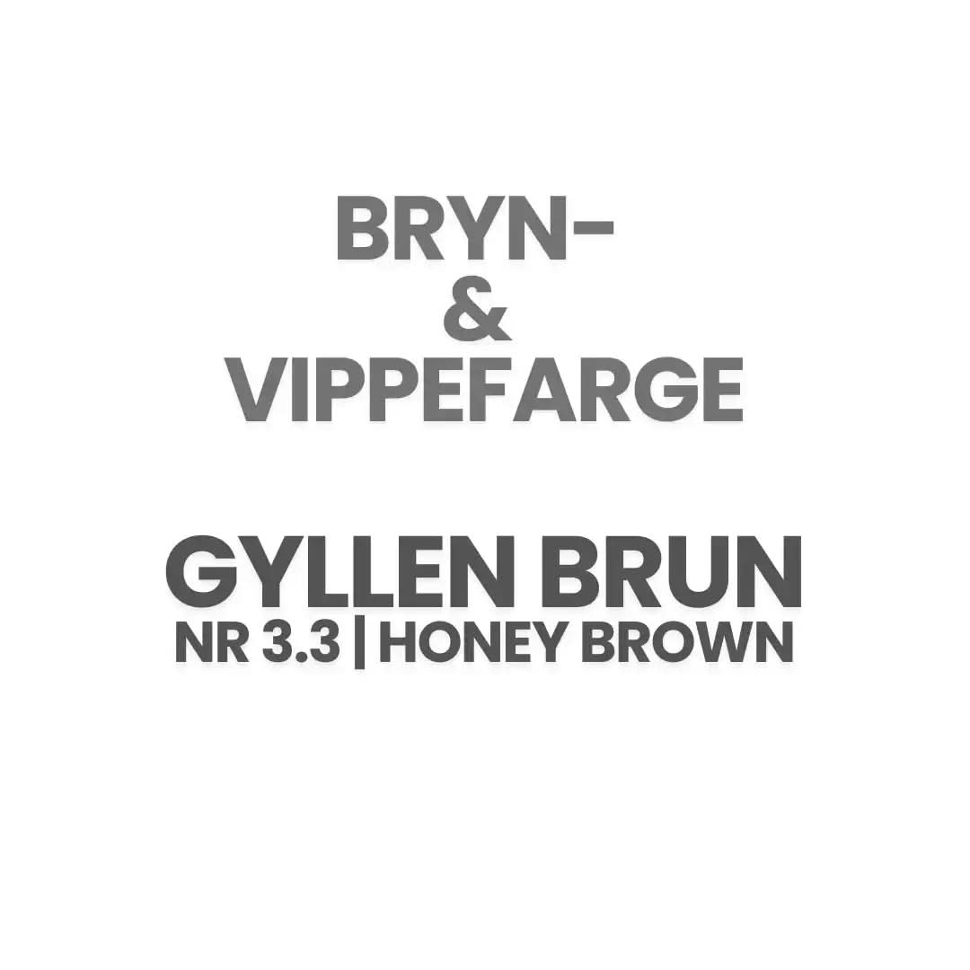 GYLLEN BRUN 3.3 | HONEY BROWN - GRIMM.NO