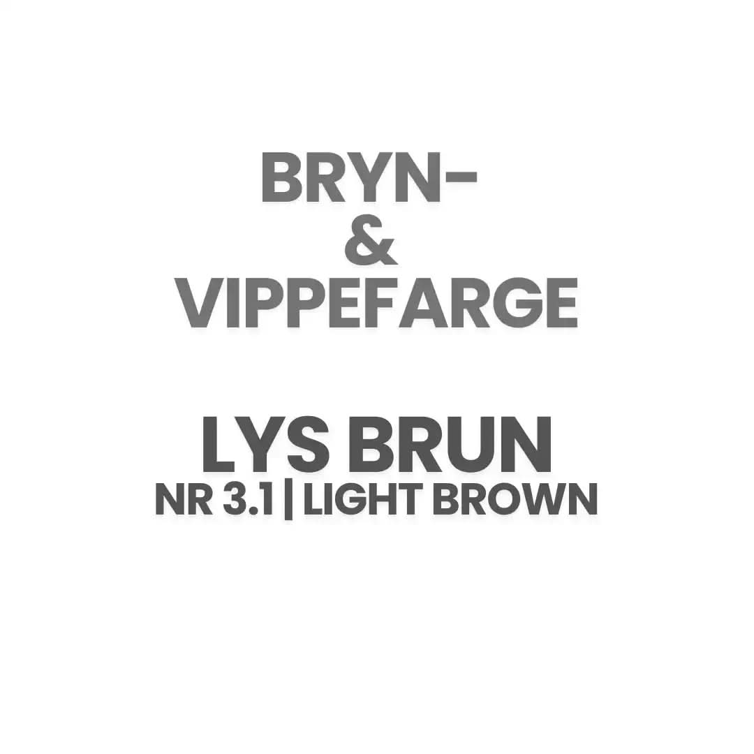 LYS BRUN 3.1 | LIGHT BROWN - GRIMM.NO
