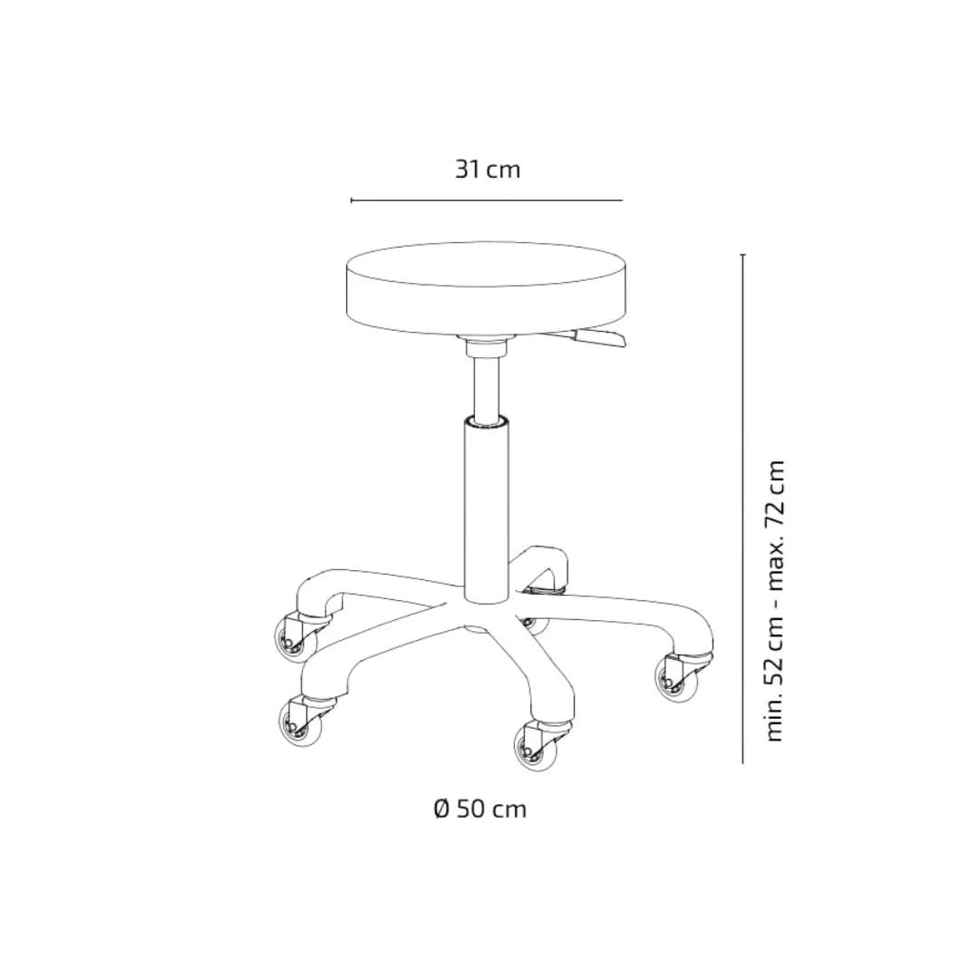 NIL | AVLASTNINGSSTOL RUND - GRIMM.NO