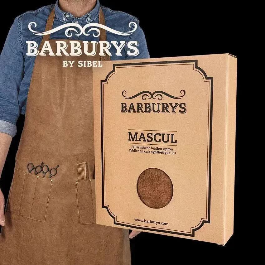 Arbeidsforkle - Mascul Syntetic Leather Apron - GRIMM.NO