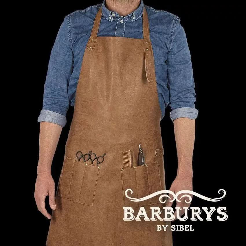 Arbeidsforkle - Mascul Syntetic Leather Apron - GRIMM.NO