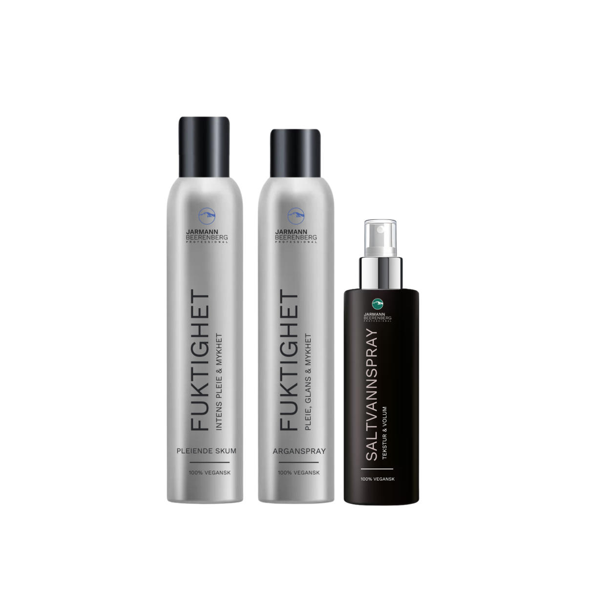 SALTVANNSPRAY, PLEIENDE SKUM & ARGANSPRAY