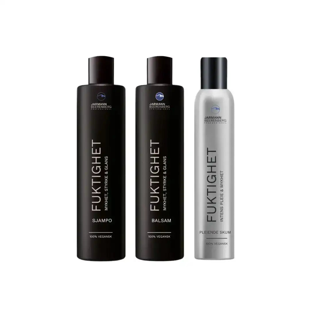 FUKTIGHET BUNDLE | SJAMPO, BALSAM & PLEIENDE SKUM