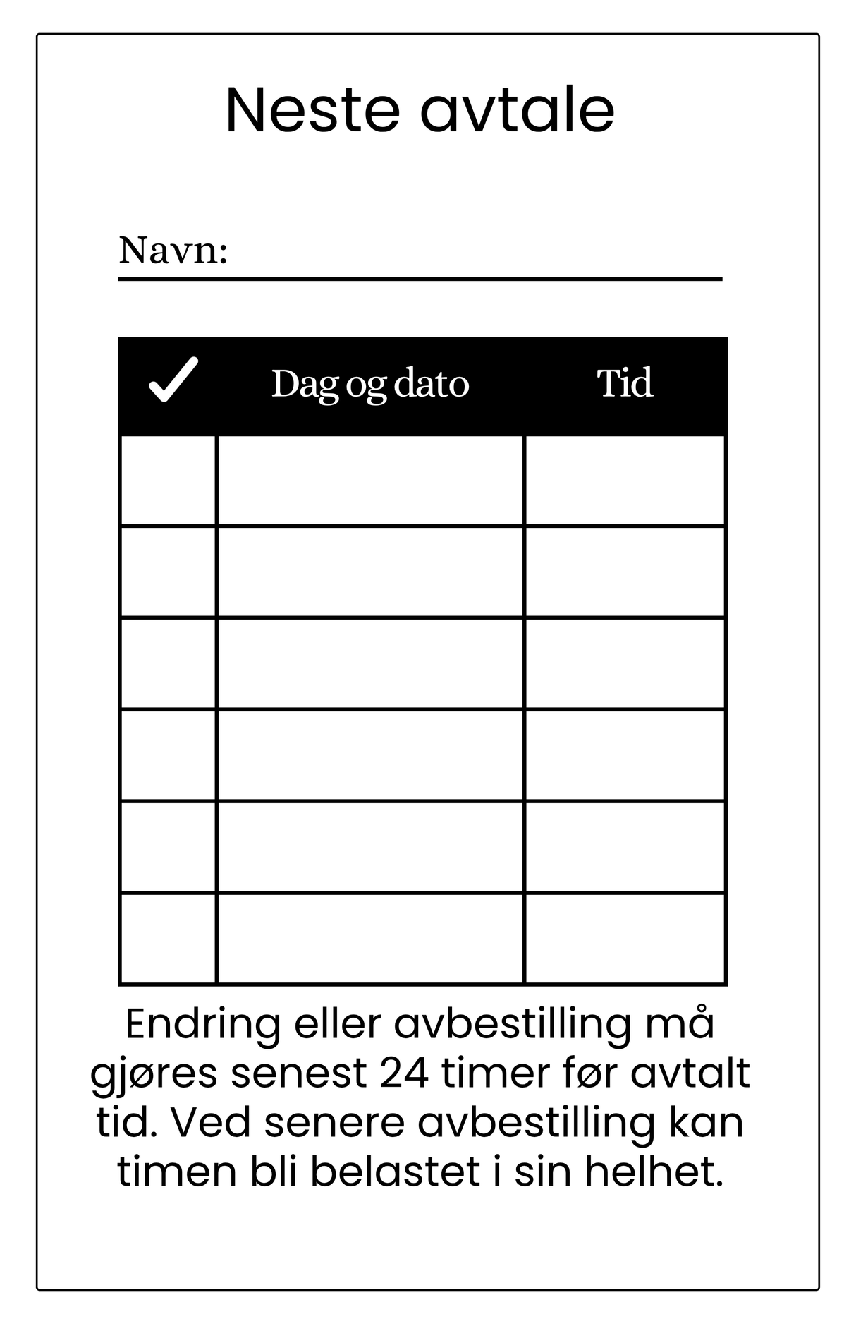 TIMEKORT