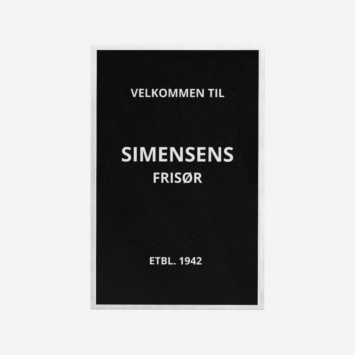 GULVMATTE MED LOGO