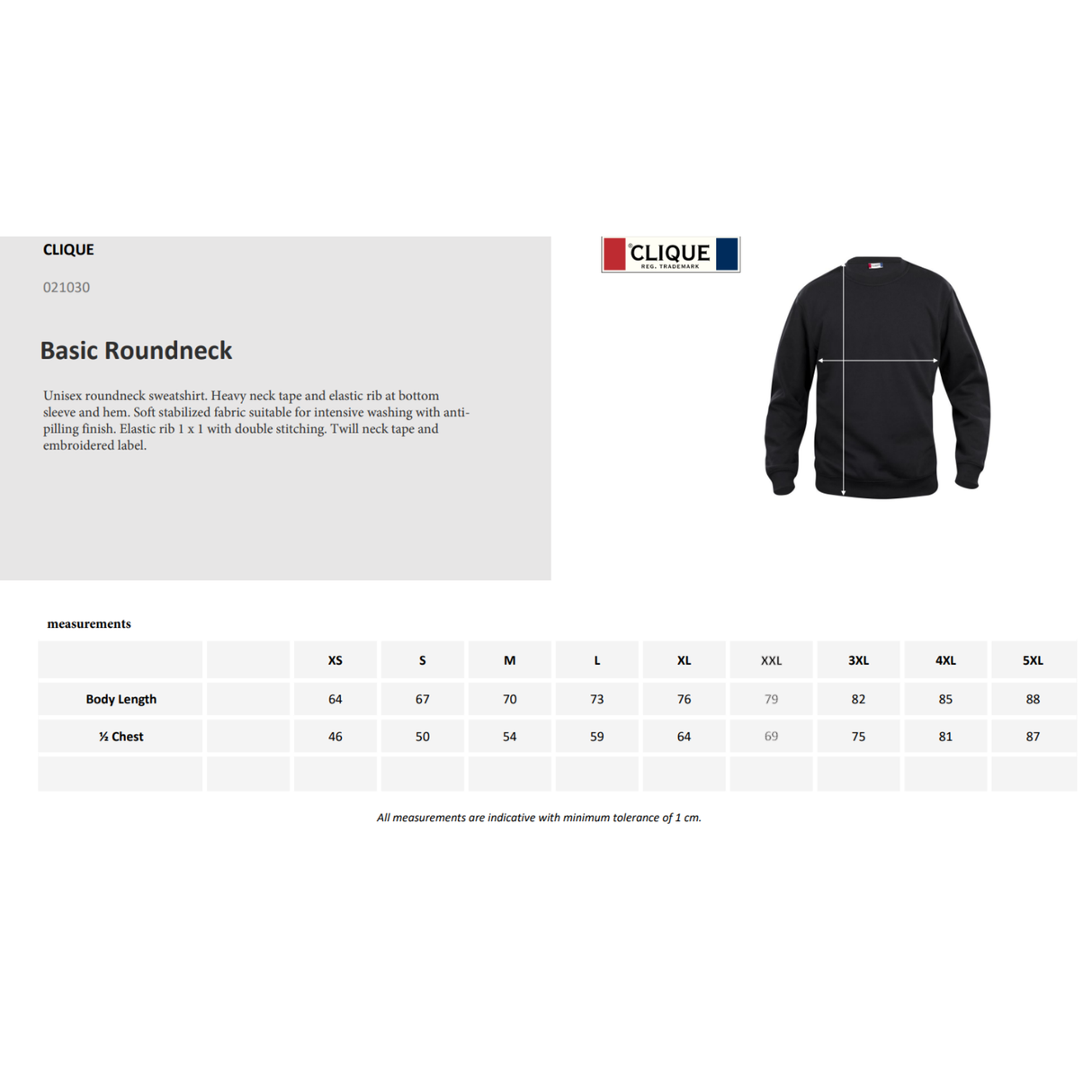 BASIC ROUNDNECK MED TRYKK