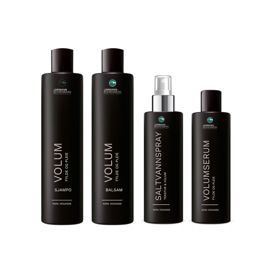 BUNDLE | VOLUM SJAMPO, BALSAM, SERUM & SALTVANNSPRAY - GRIMM.NO