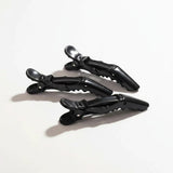 GRIMM.NO black crane hair clips with strong grip for styling, cutting, and sectioning hair, set of three
