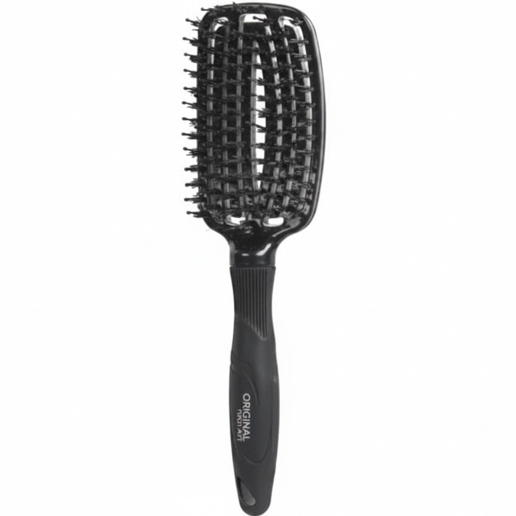 GRIMM.NO OBB Vented Brush with boar bristles and vented design for blow-drying and styling.