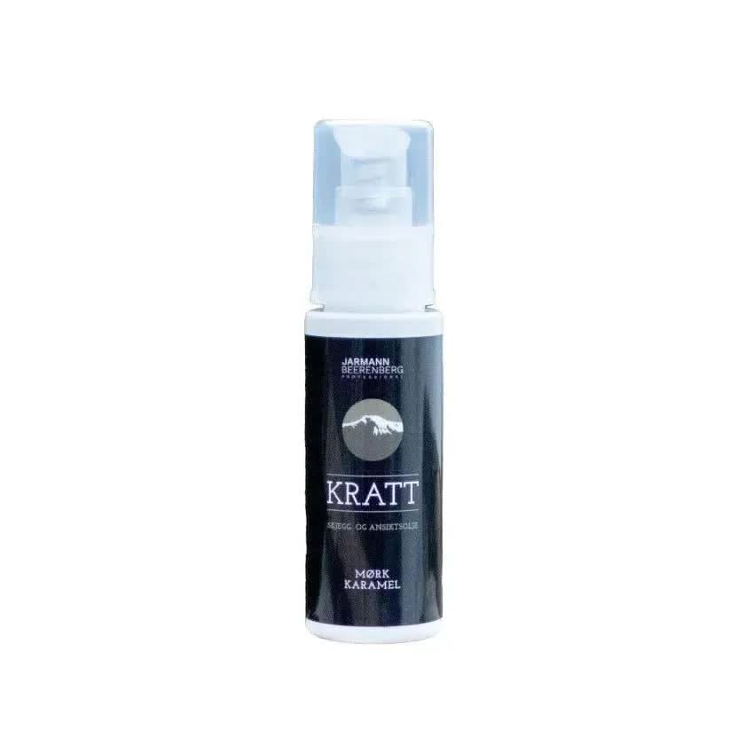 KRATT SKJEGGOLJE 50ML MØRK KARAMELL - GRIMM.NO
