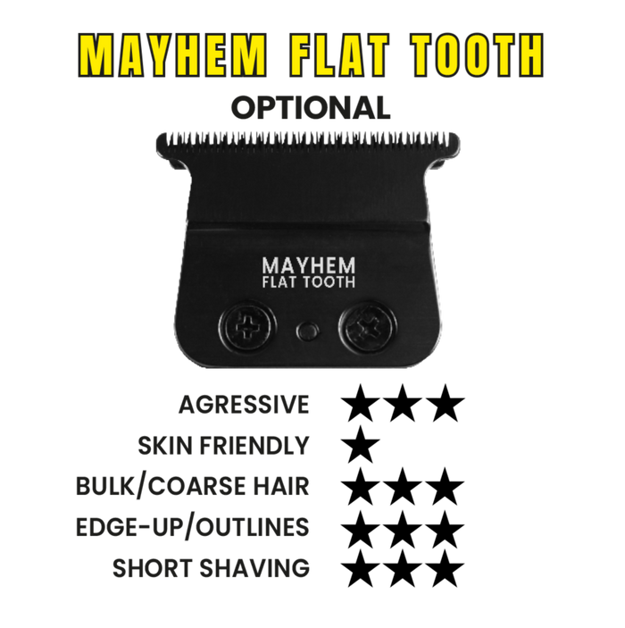 MAYHEM FLAT TOOTH BLADE | SINNER TRIMMER - GRIMM.NO