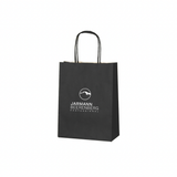 Svart papirpose med Jarmann Beerenberg Professional-logo, perfekt for hårpleieprodukter og frisørsalonger.