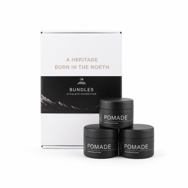 Jarmann Beerenberg Pomade 3-pk i Bundle-eske