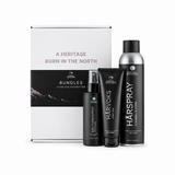 Jarmann Beerenberg Styling Bundle med Saltvannsspray, Hårvoks og Hårspray i eske
