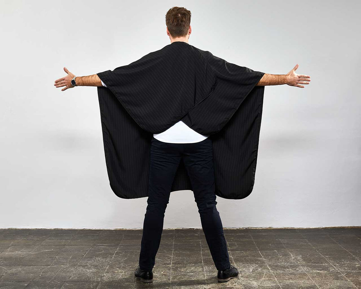 Mens Cape sort bakfra – Trend Design