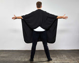 Mens Cape sort bakfra – Trend Design