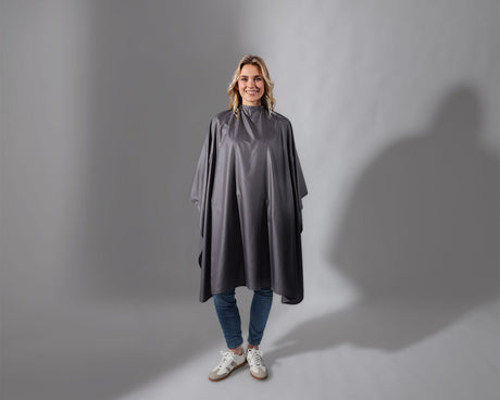 Skinny myk svart klippekappe – Trend Design