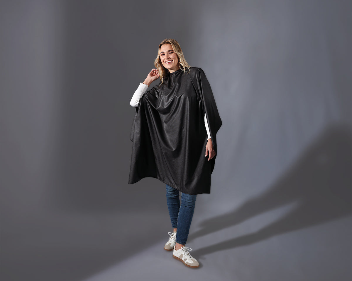 Skinny ekte svart klippekappe – Trend Design